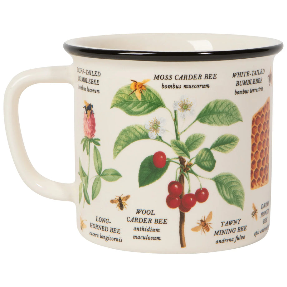 Tasse Now Designs Heritage 12 oz – Variétés d'abeilles