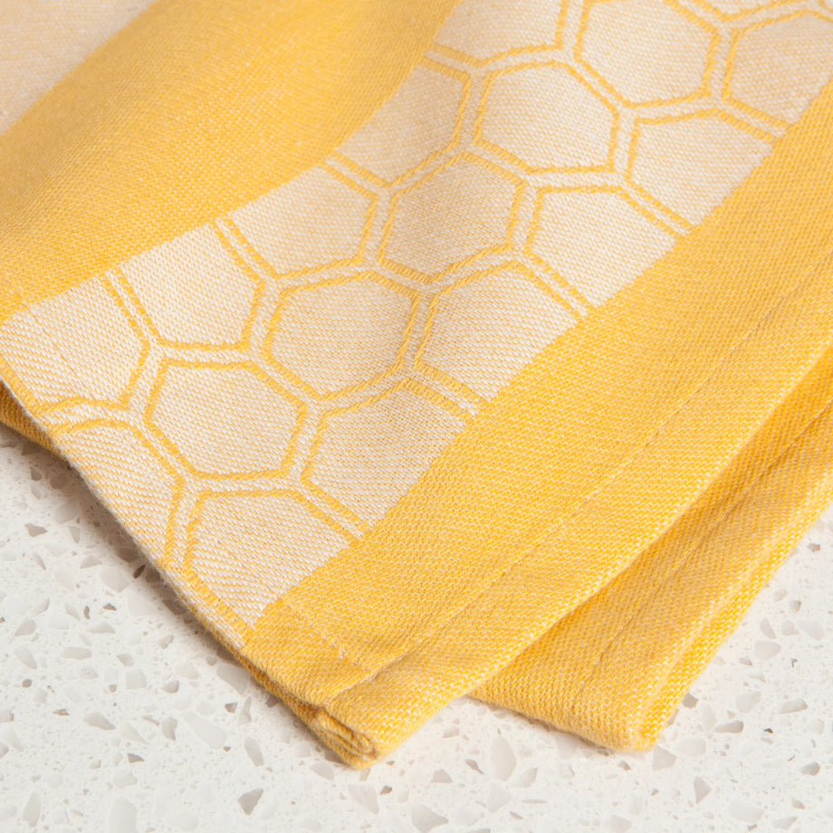 Now Designs Jacquard Dishtowel - Honeybee