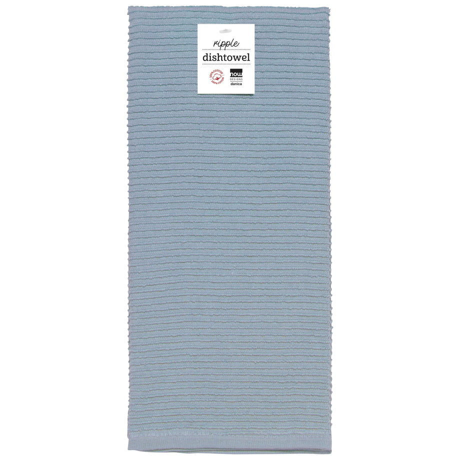 Torchon Now Designs Ripple - Bleu ardoise