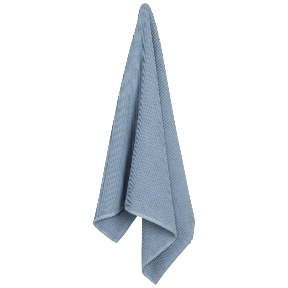 Torchon Now Designs Ripple - Bleu ardoise