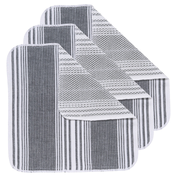 Now Designs Scrub-It Dishcloths Set of 3 / Black