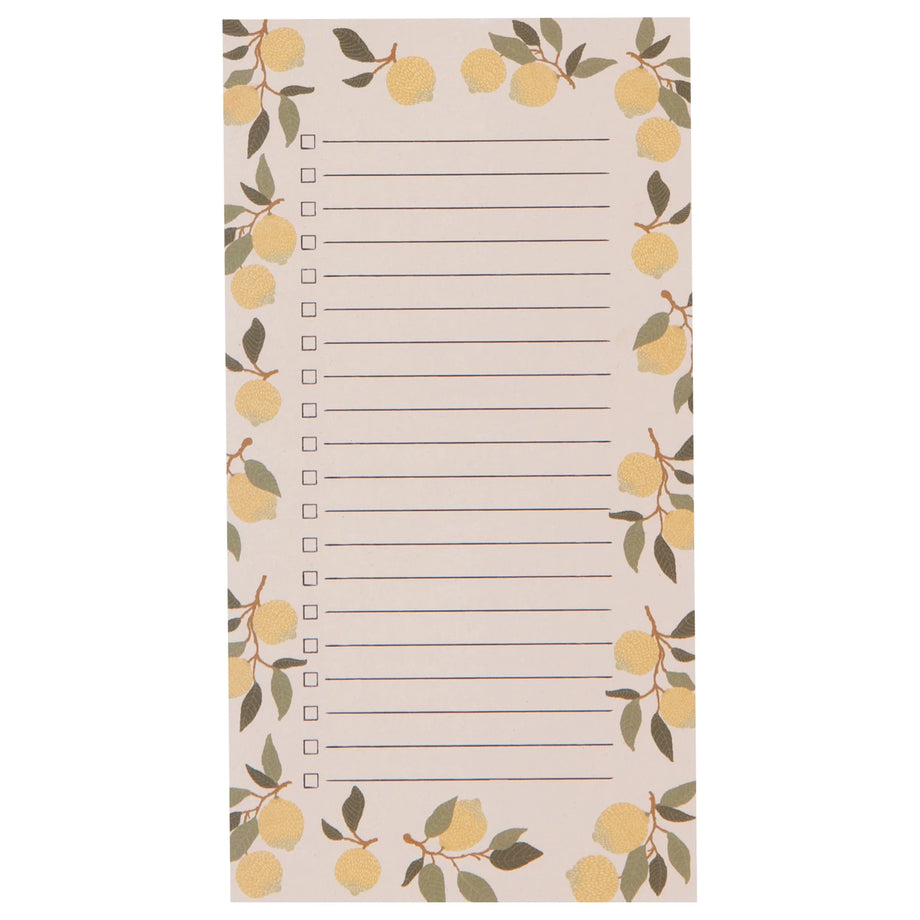 Bloc-notes magnétique Lemons List It Now Designs par Danica