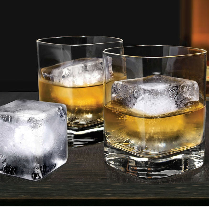 OGGI Large Ice Cube Trays Set of 2 - Grey