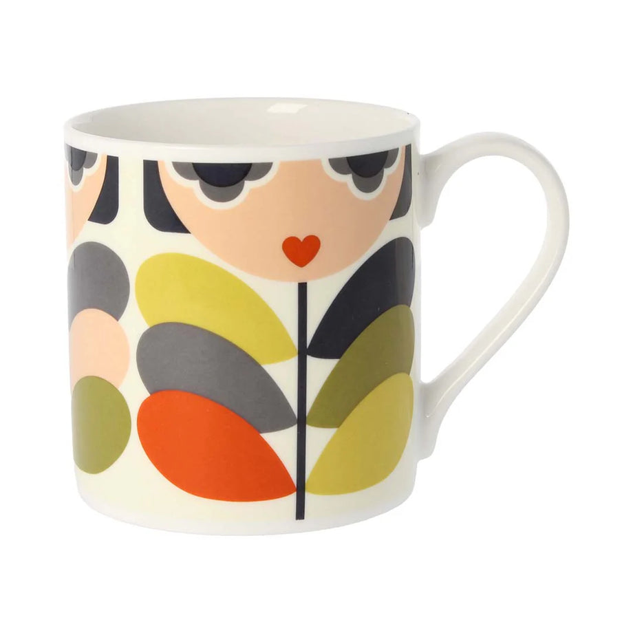 Tasse en porcelaine fine Orla Kiely UK - Lady Stem