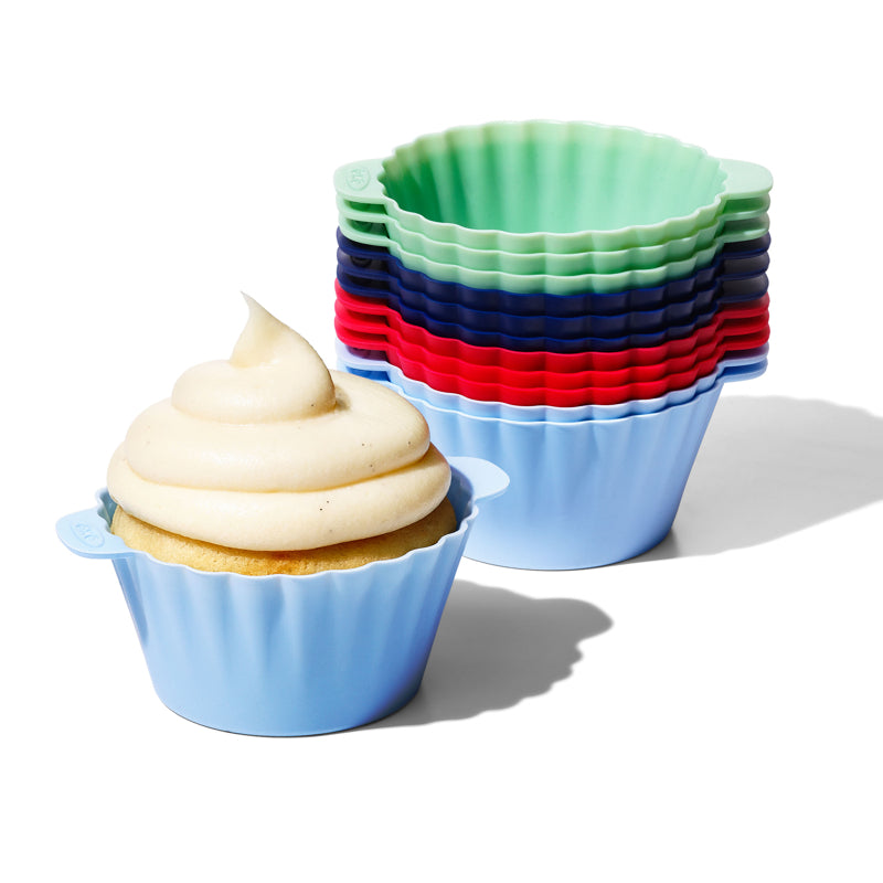 Moules à pâtisserie en silicone OXO, lot de 12