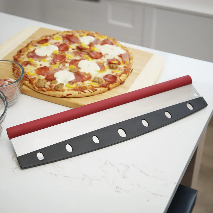 Old Stone Pizza Rocker with Comfort Grip Handle - 18"