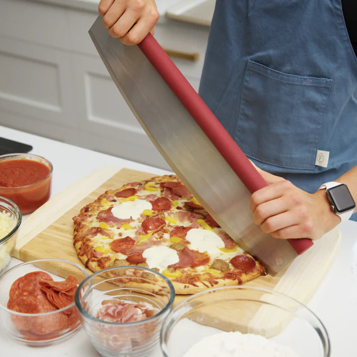 Old Stone Pizza Rocker with Comfort Grip Handle - 18"