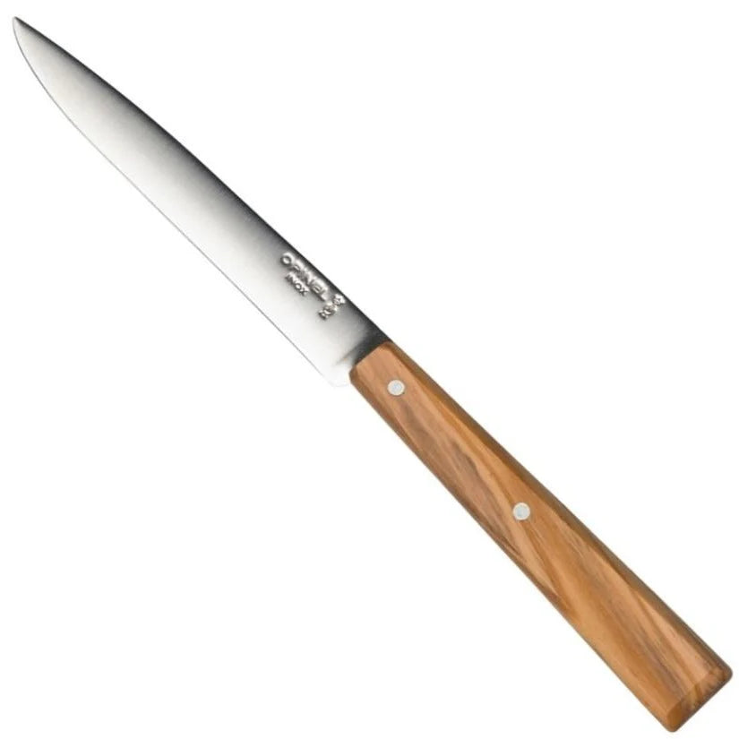 Couteau à steak Opinel Bon Appétit en bois d'olivier