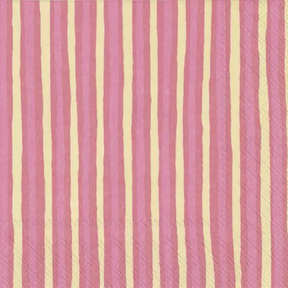 Serviettes en papier Marimekko pour cocktail - PICCOLO rose crème