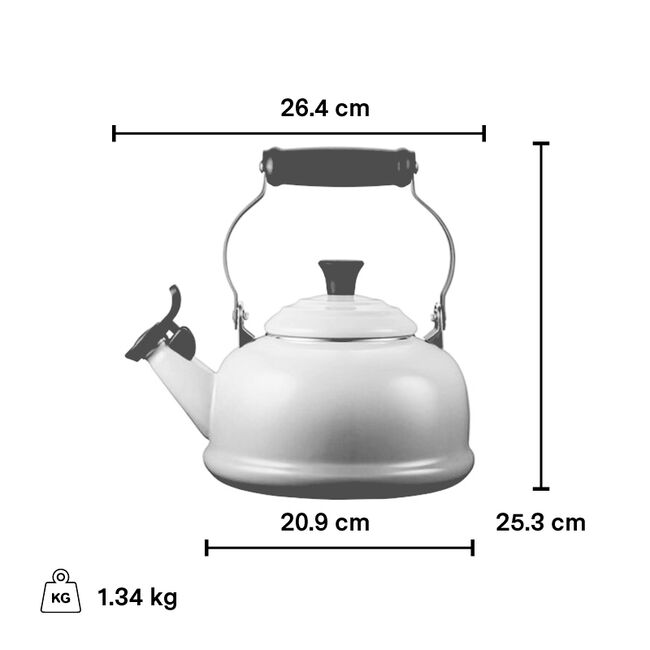 Le Creuset 1.6L Classic Whistling Kettle - Agave