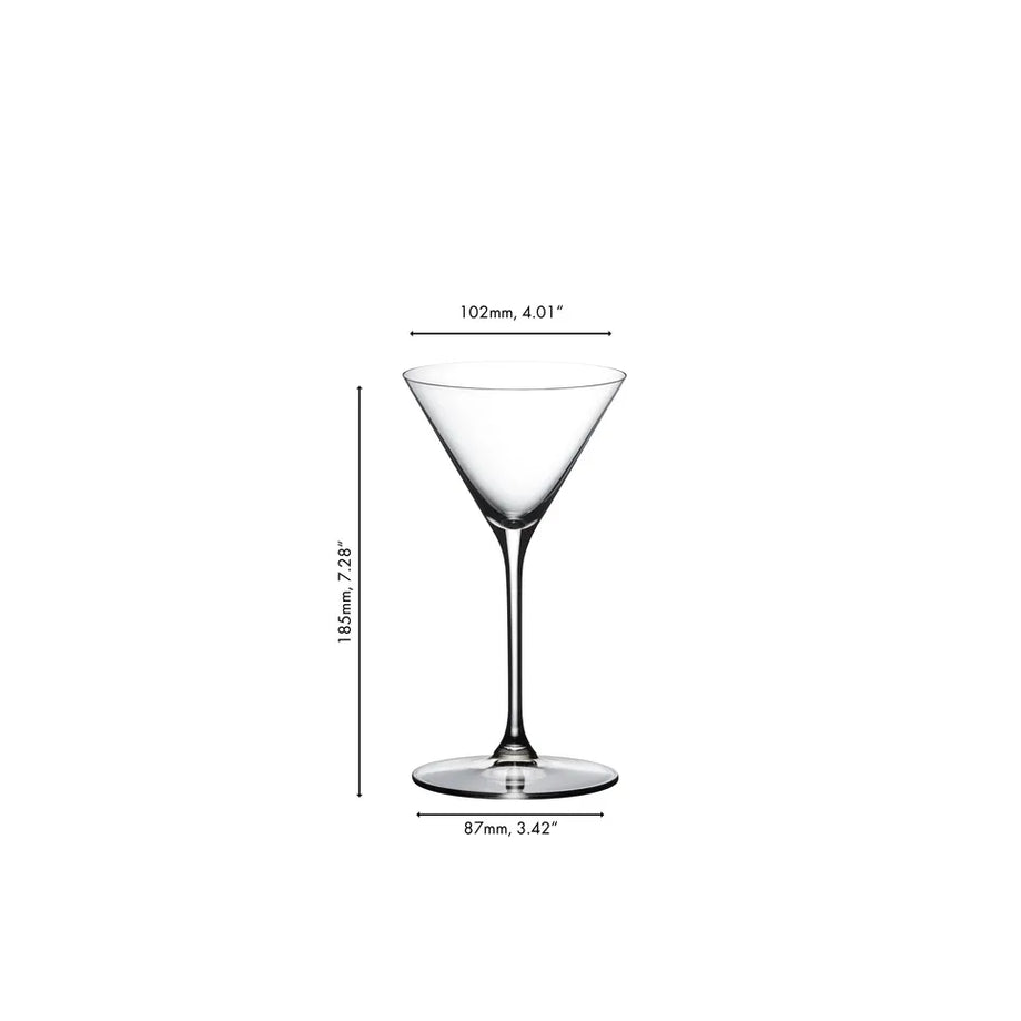 Verres à martini/cocktail Riedel Grape@Riedel - Lot de 2