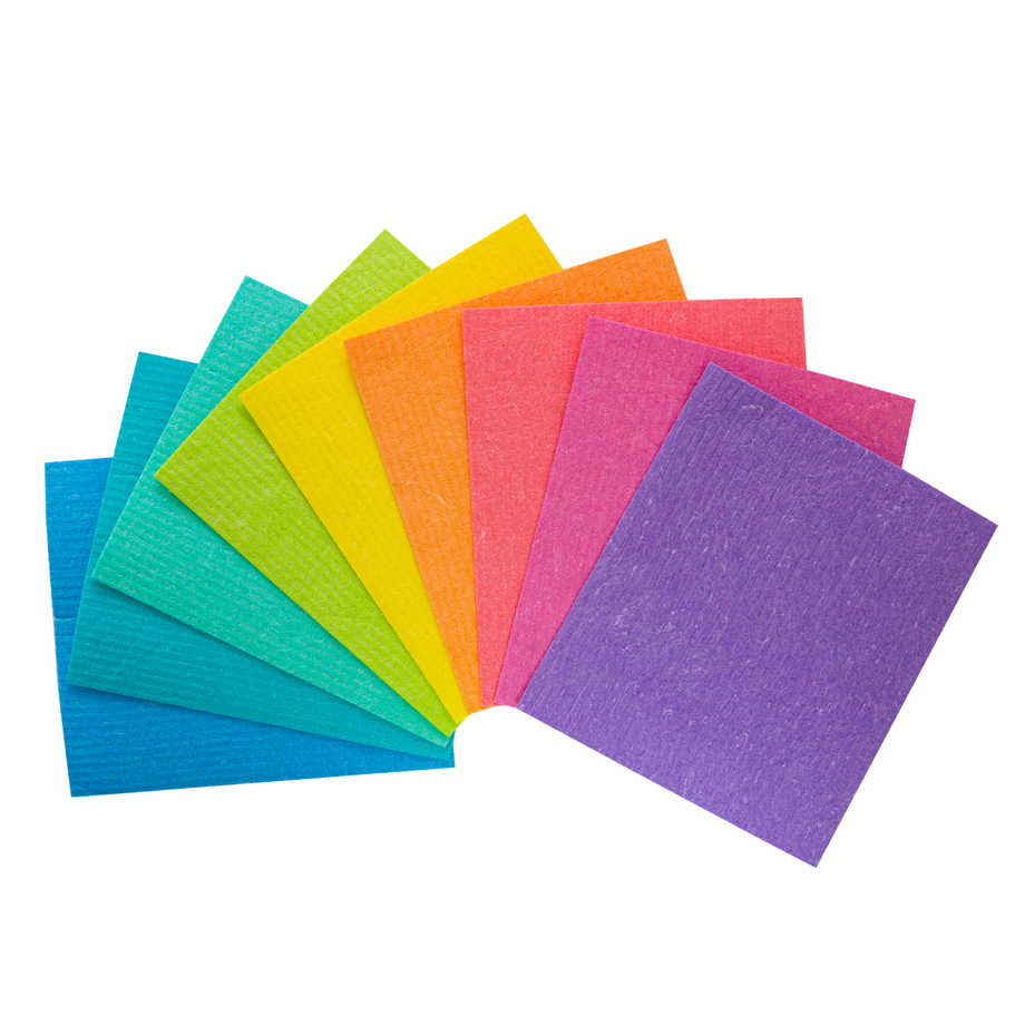 Meilleures éponges suédoises au monde – Lot de 2 – Couleurs assorties