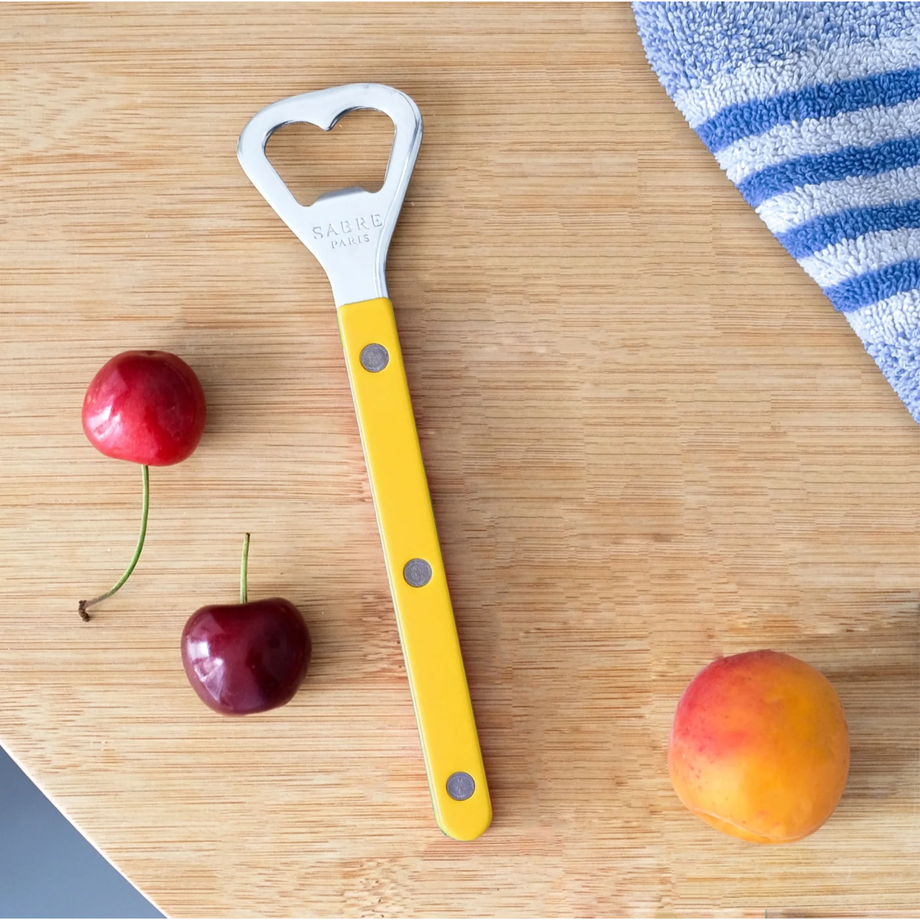 Sabre Bistrot Bottle Opener - Yellow