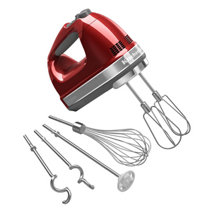 KitchenAid® 9-Speed Hand Mixer - Candy Apple Red