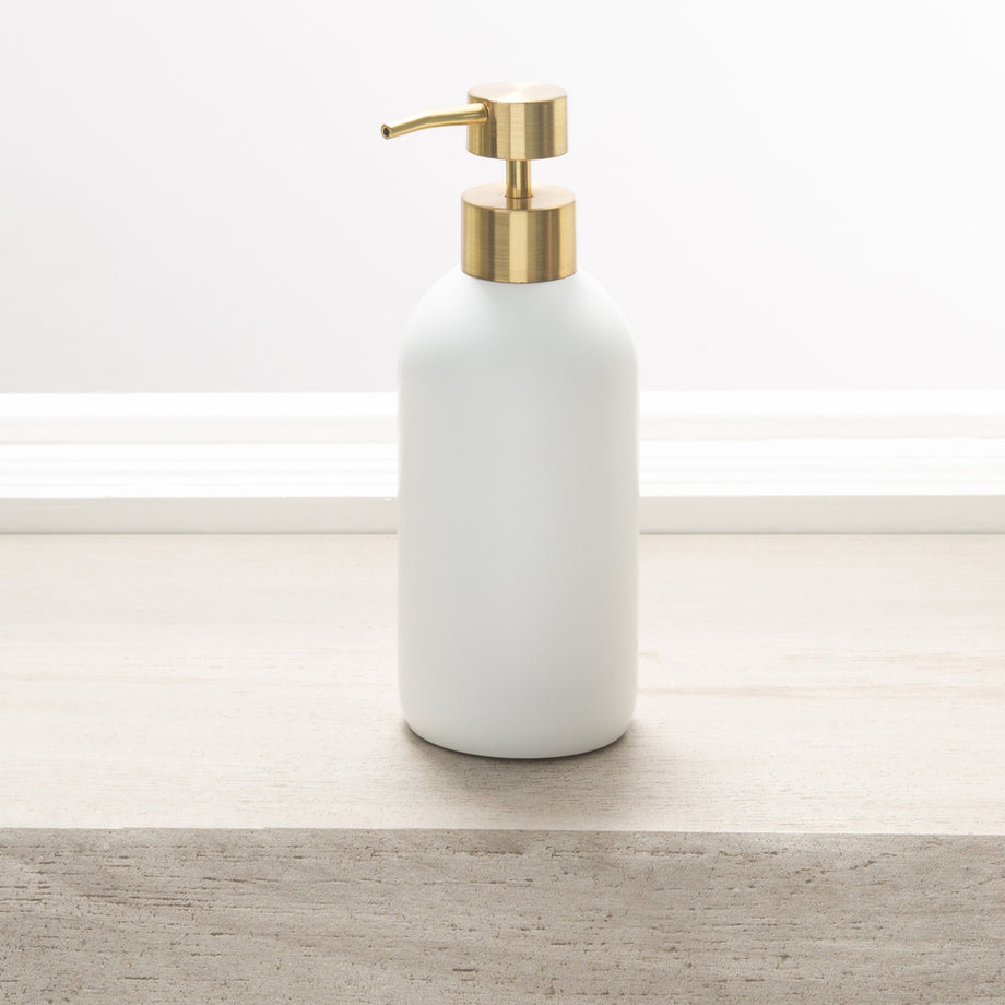 Sophia Resin Lotion Dispenser – White / 280 ml