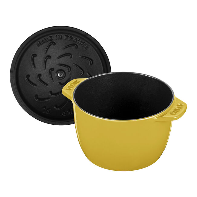 Cocotte ronde en fonte Staub 1,75L - Citron