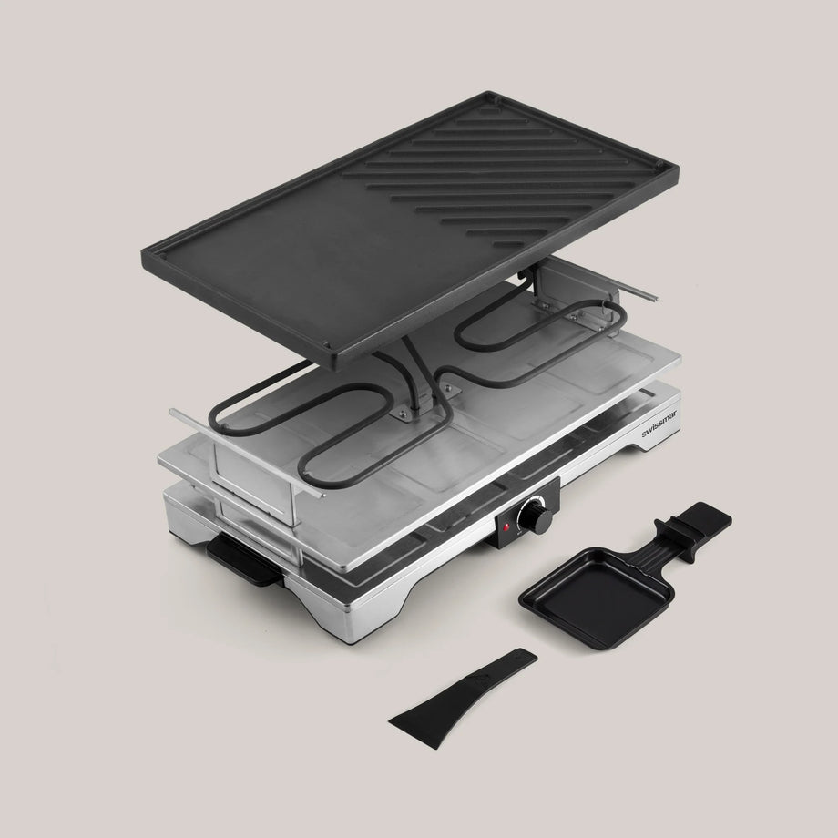 Swissmar Verso Indoor / Outdoor Cast-Iron Raclette Party Grill