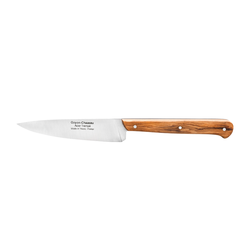 Couteau Goyon-Chazeau Le P’tit Tradi / Bois d’olivier - 20 cm