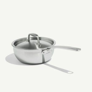 MADE IN Cookware 2 QT 5-ply Stainless Steel Saucier