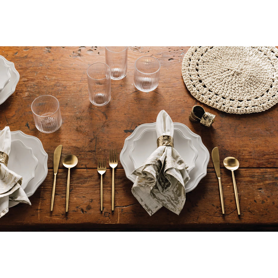 Danica Leaf Napkin Rings Set of 4