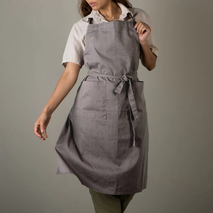 Danica Heirloom Stonewash Apron - Shadow