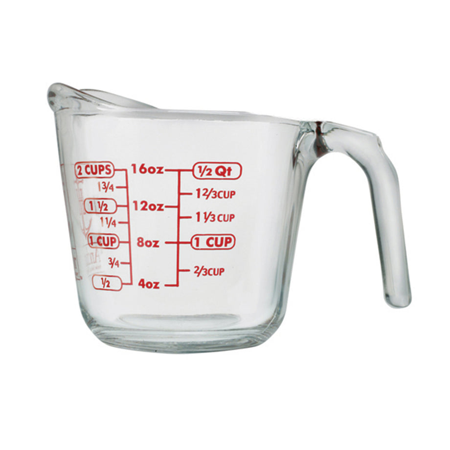 Coupes de mesure liquide en verre Fire King Glass 4 Coupe / 1L