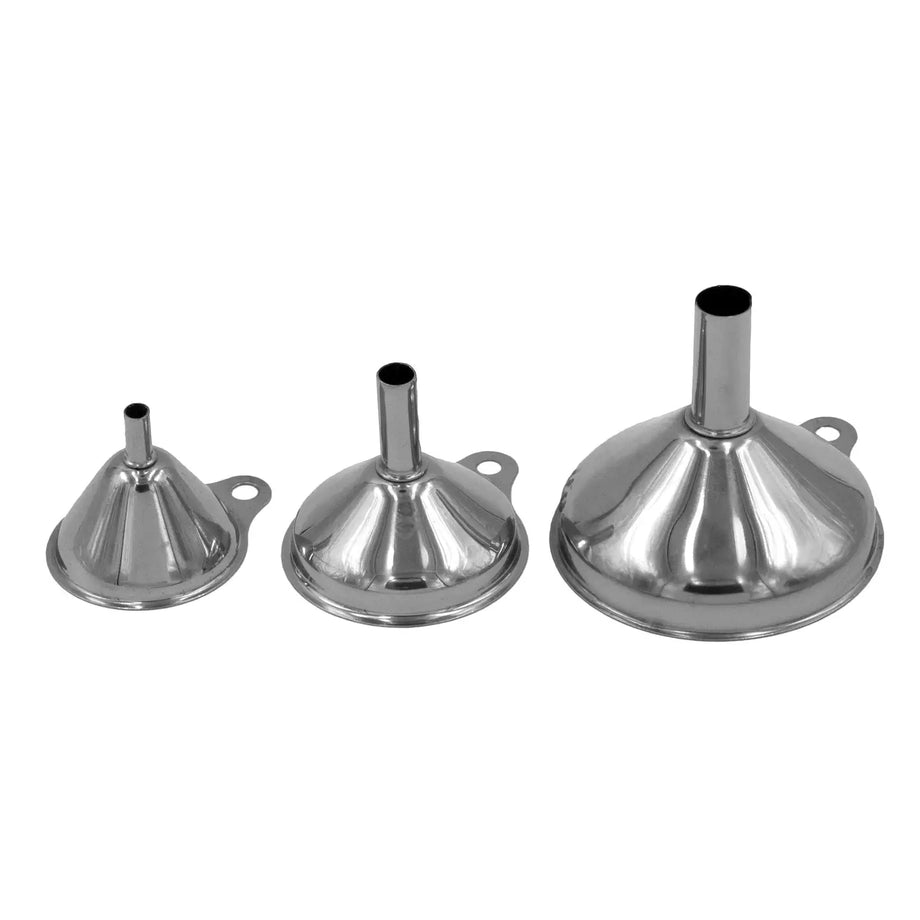 Kitchen Basics Funnels Set of 3 - Stainless-Steel