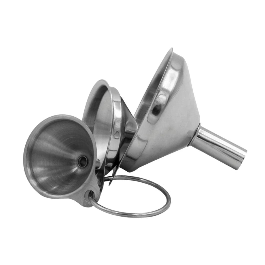 Kitchen Basics Funnels Set of 3 - Stainless-Steel