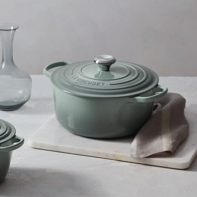 Cocotte ronde Signature Le Creuset 5,3L - Sel de mer