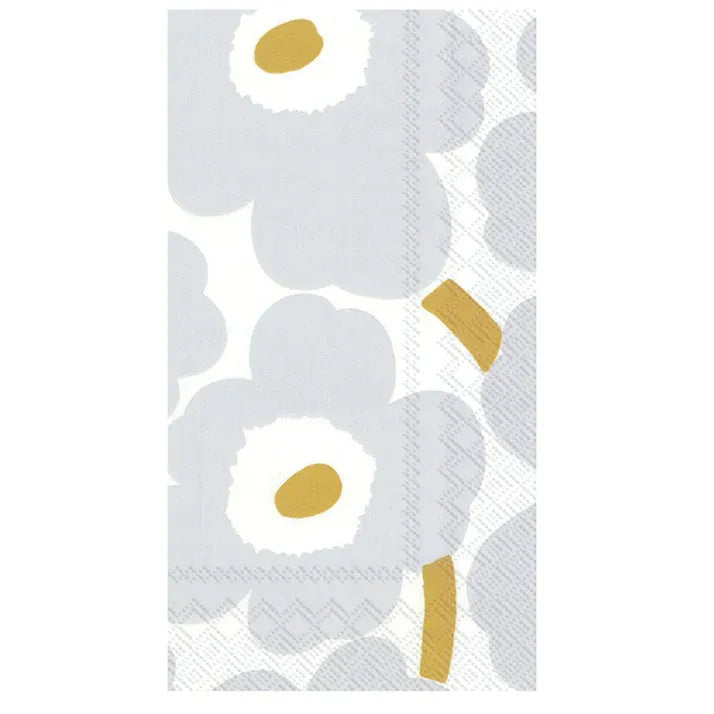 Buffet Marimekko - Unikko blanc argent