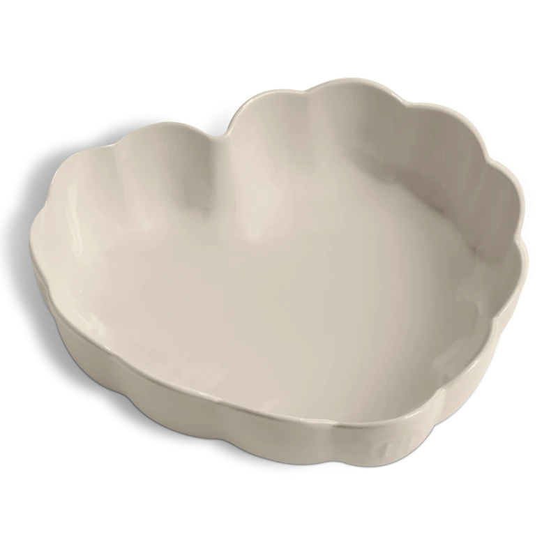 Emile Henry Madeleine Heart Dish - Argile