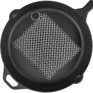 Outset Chain Mail Cast Iron Cleaner Scrubber