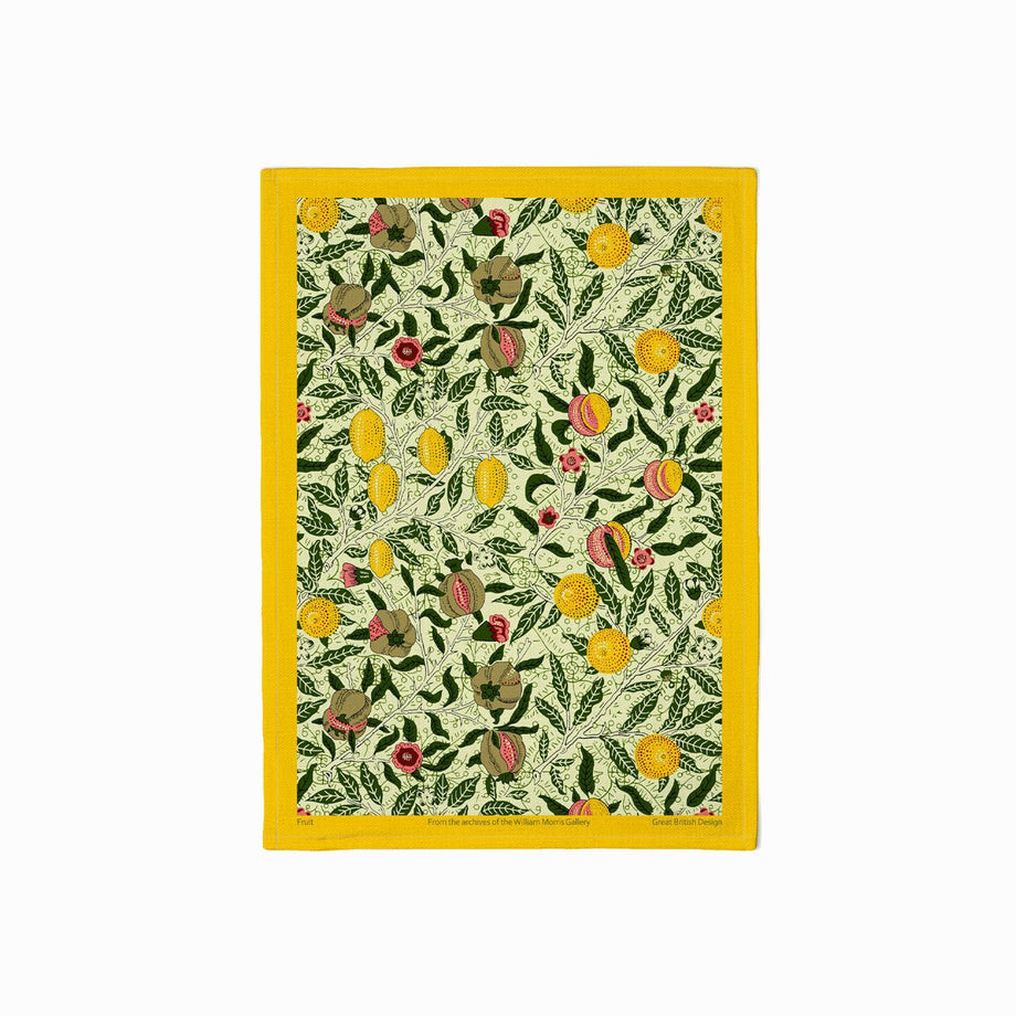 Torchon en coton William Morris - Fruits