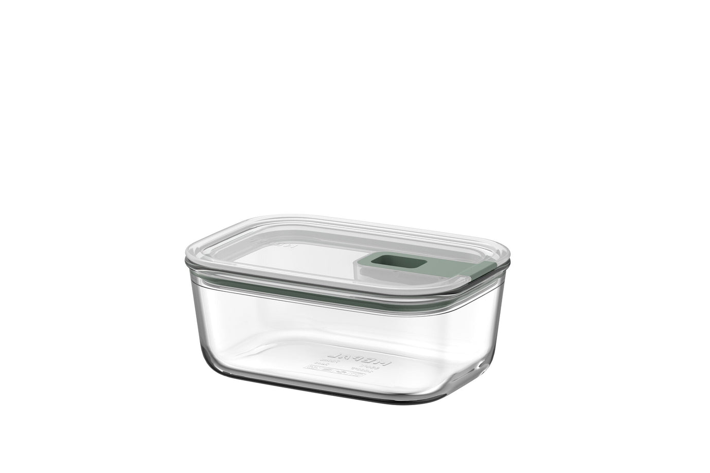 Boîte rectangulaire en verre Mepal Easyclip - Nordic Sauge / 700ml/23oz