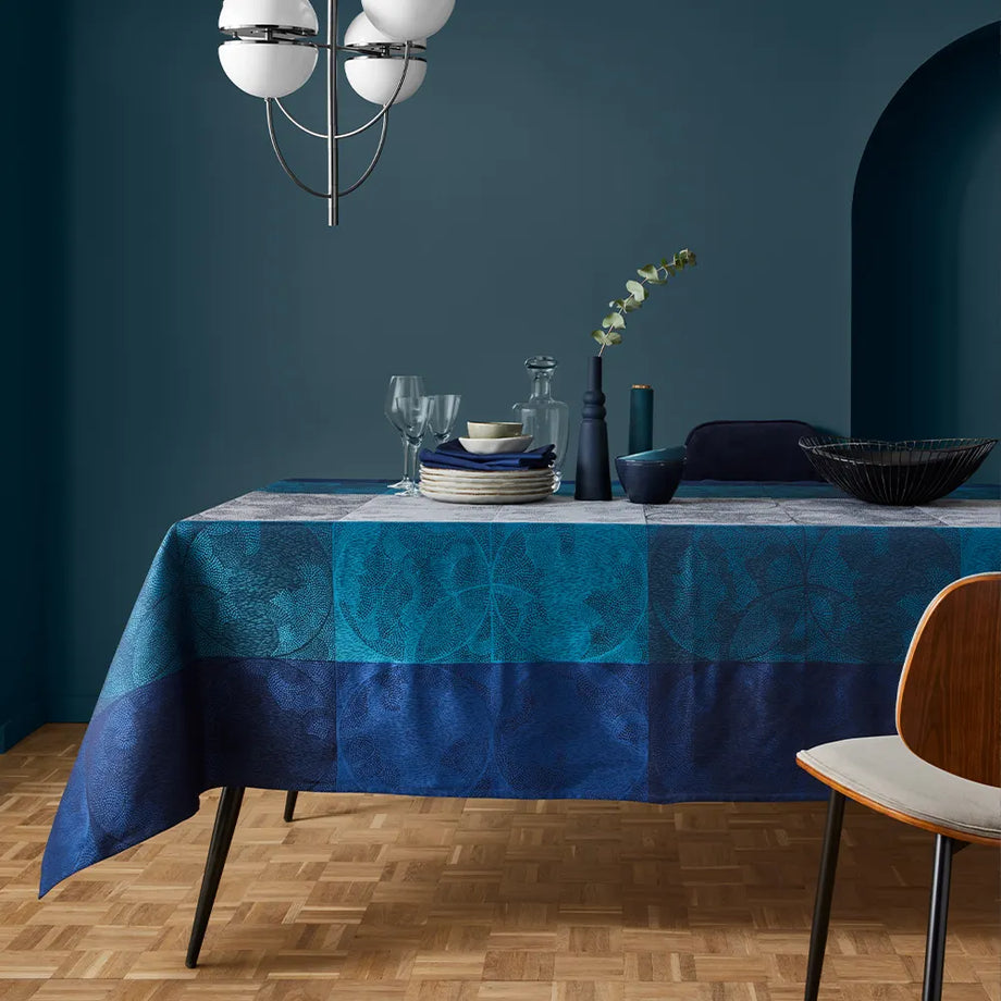 Garnier-Thiebaut Tablecloth - Mille Spheres Nocturne 61 X 102"