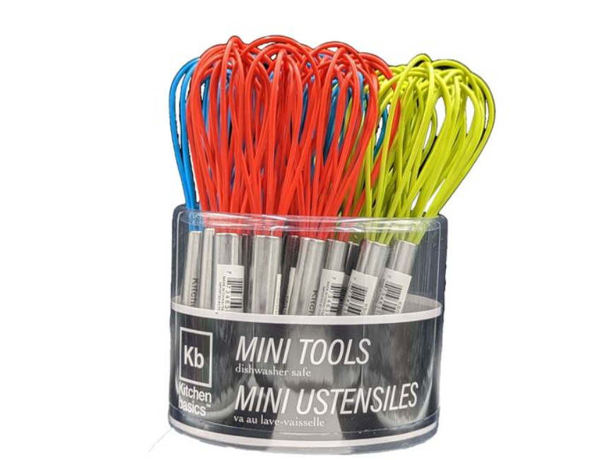 Kitchen Basics Silicone Mini Whisk / 15 cm / 6" - Assorted Colors