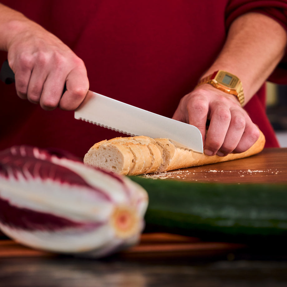 Wusthof Partner 8” Bread Knife - Matte Black