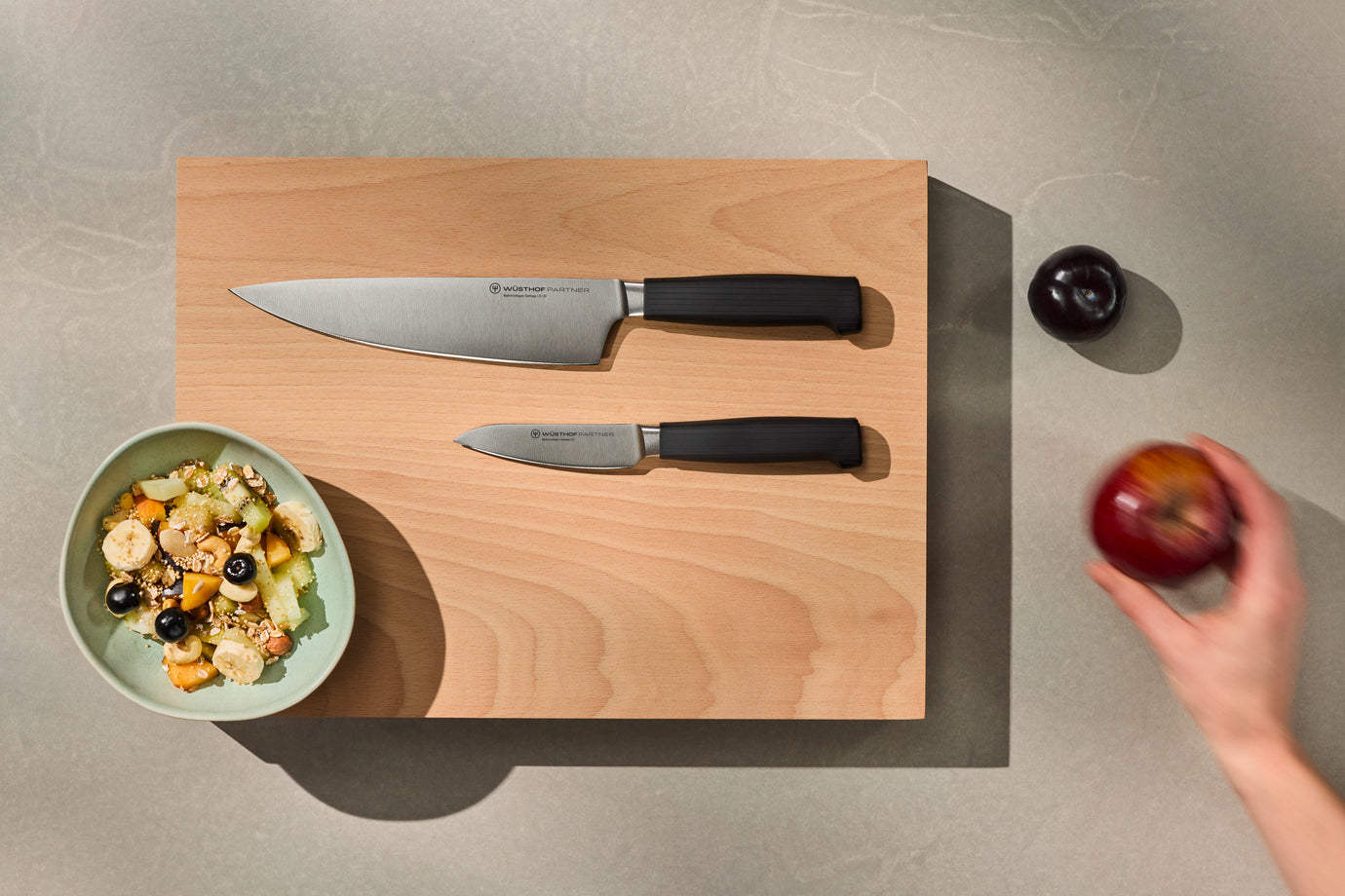 Wusthof Partner 2-Piece Knife Set - Matte Black
