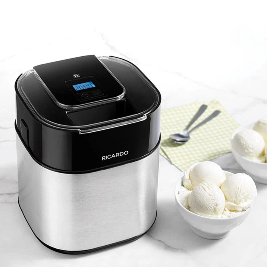Ricardo Ice Cream Maker 1.5L Stainless Steel — Floor Model