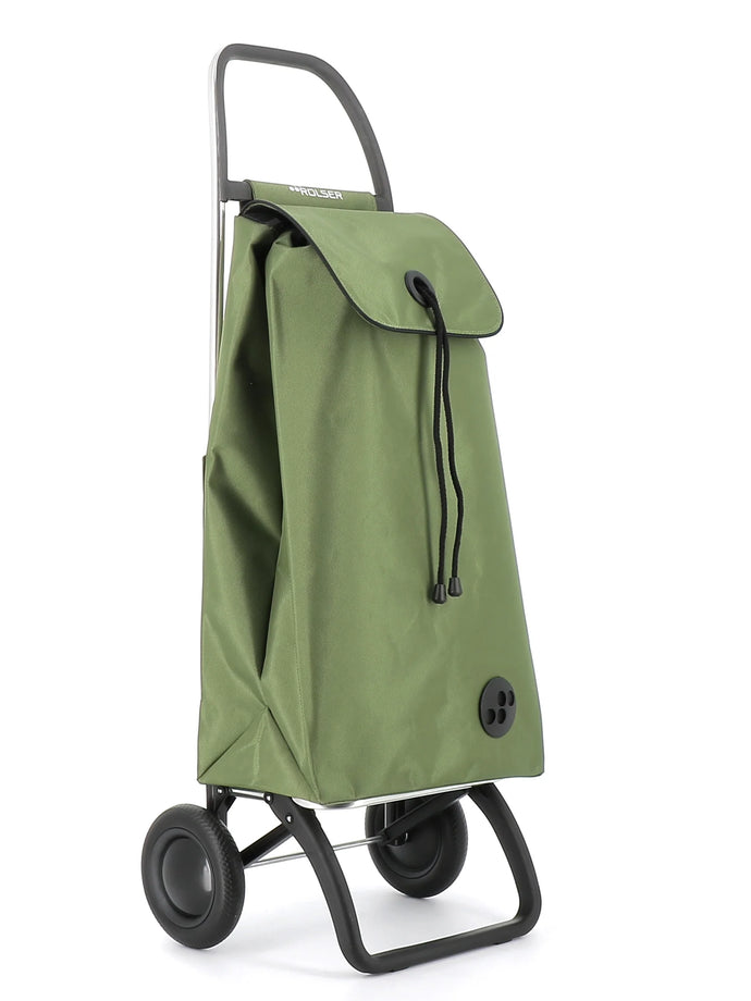 Rolser I-Max MF Convert 2 Wheel Shopping Trolley - Olive