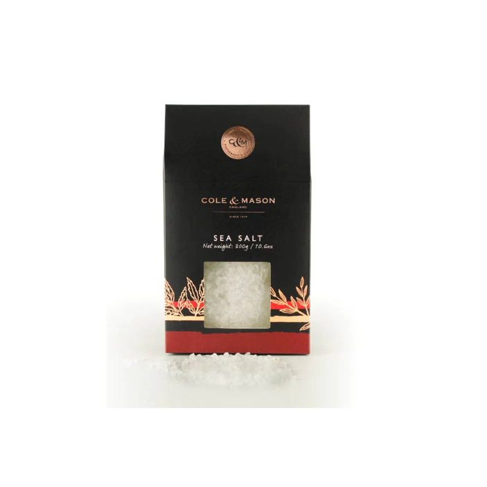 Recharge de boîte de sel marin Cole & Mason 10,6 OZ