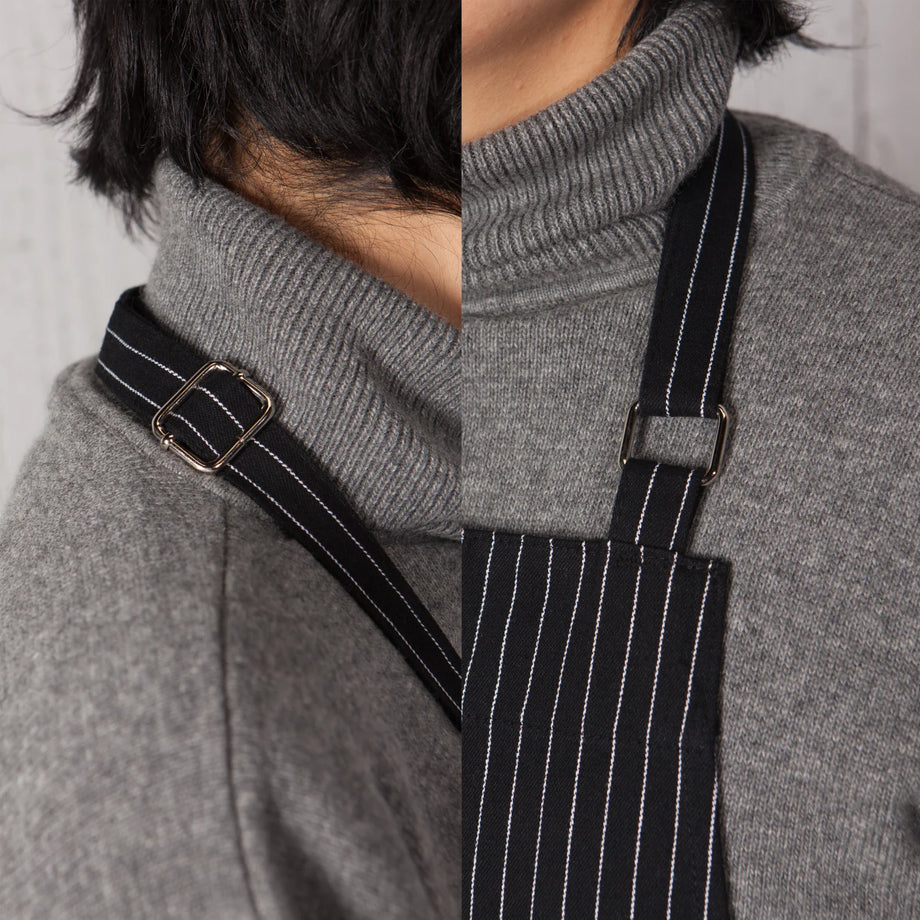 Tablier de chef Now Designs - Rayures noires