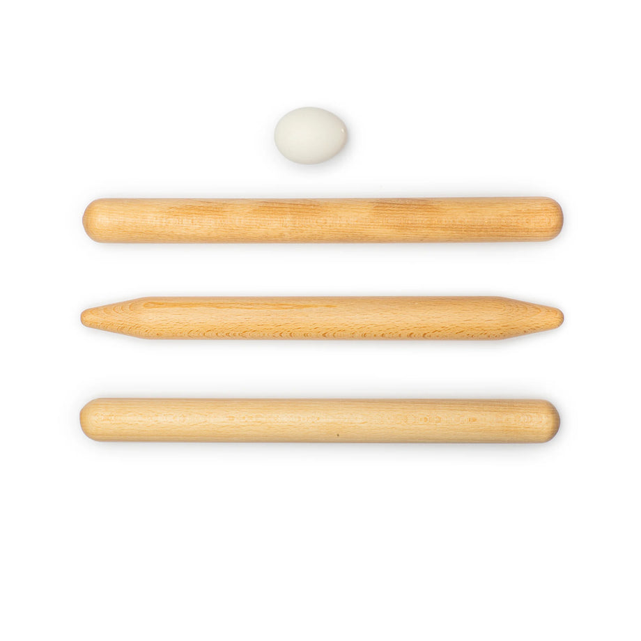 Rouleau à pâtisserie massif Scanwood - Hêtre ou Noyer