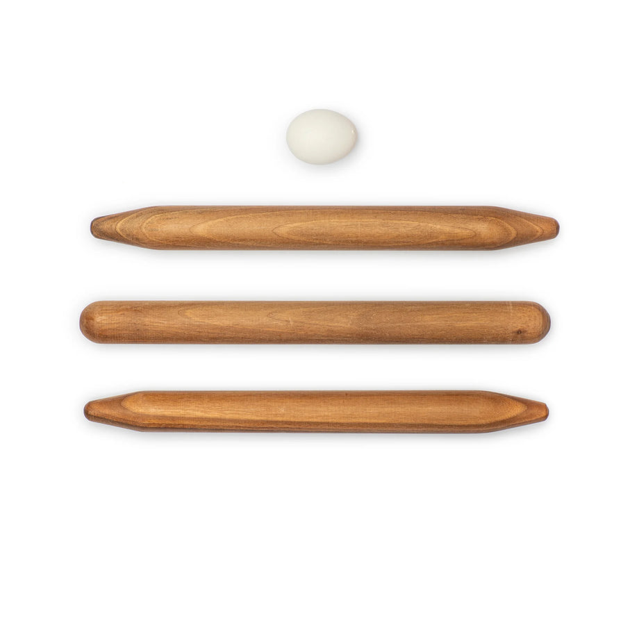 Rouleau à pâtisserie massif Scanwood - Hêtre ou Noyer