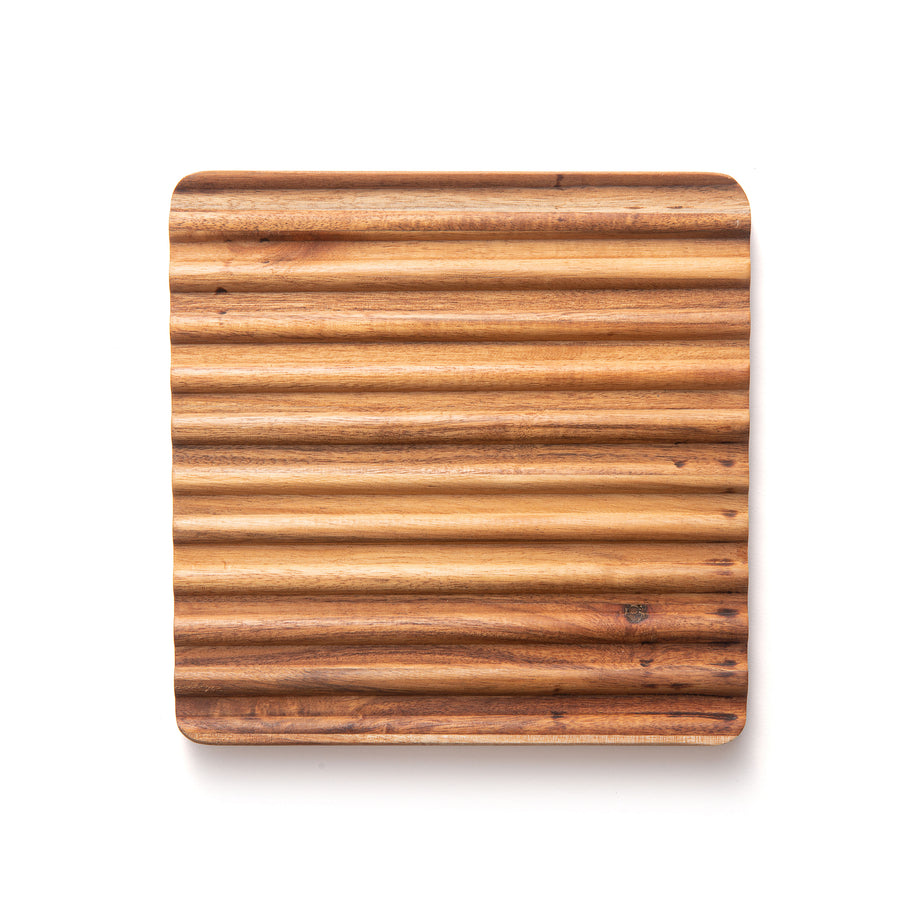 Dessous de plat carré en acacia Sedona Ironwood Gourmet
