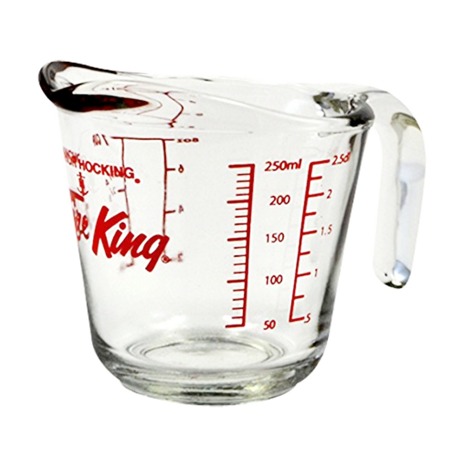 Coupe de mesure liquide en verre - 1 Coupe / 250ml