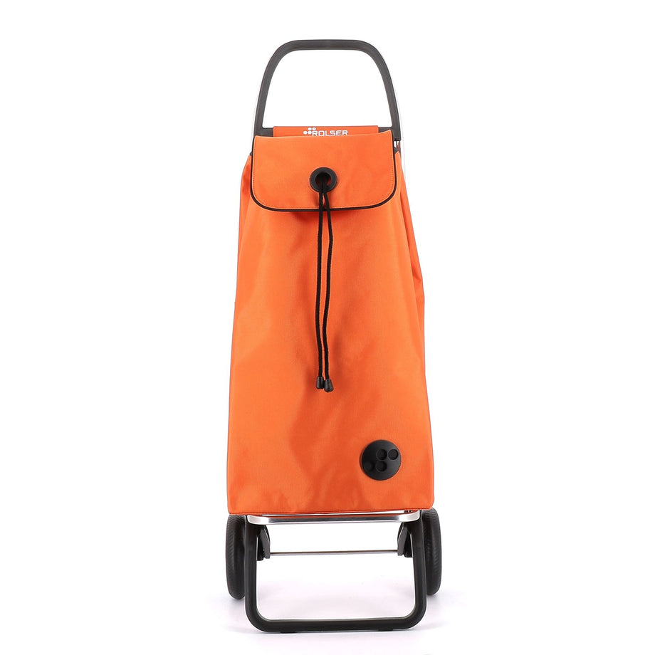 Rolser NEW I-Max MF Convert 2 Wheel Folding Shopping Trolley - Tangerine
