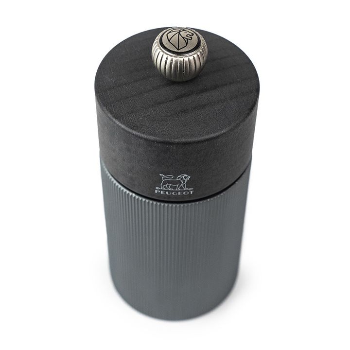 Peugeot Line Manual Salt Mill - Dark Aluminum / 12cm