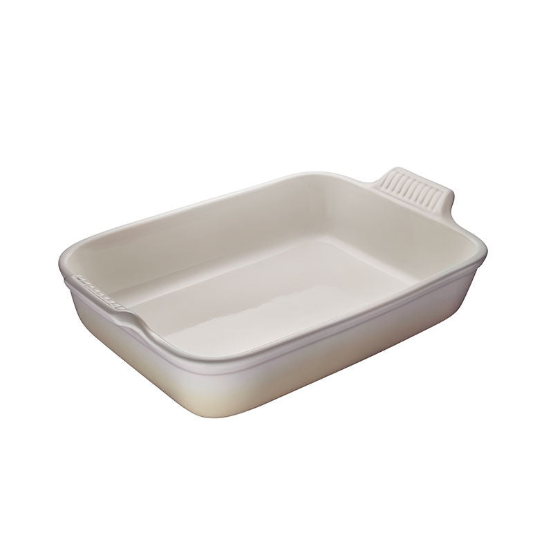 Le Creuset Heritage 3.8L Plat rectangulaire - Meringue