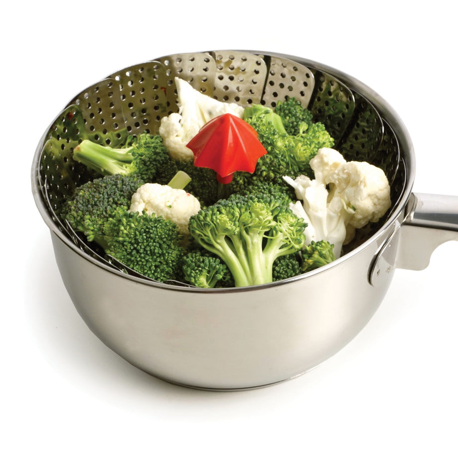 RSVP Endurance Silicone Vegetable Steamer - 9"